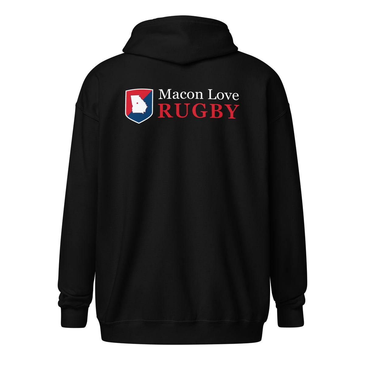 Rugby Imports Macon Love Rugby Heavy Blend Zip Hoodie