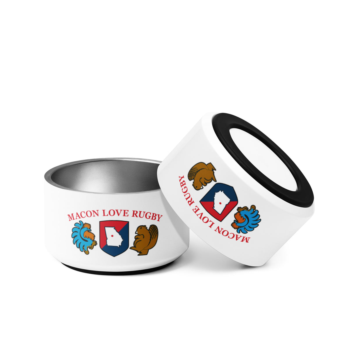 Rugby Imports Macon Love Rugby Pet Bowl