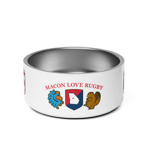 Rugby Imports Macon Love Rugby Pet Bowl