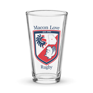 Rugby Imports Macon Love Rugby Pint Glass