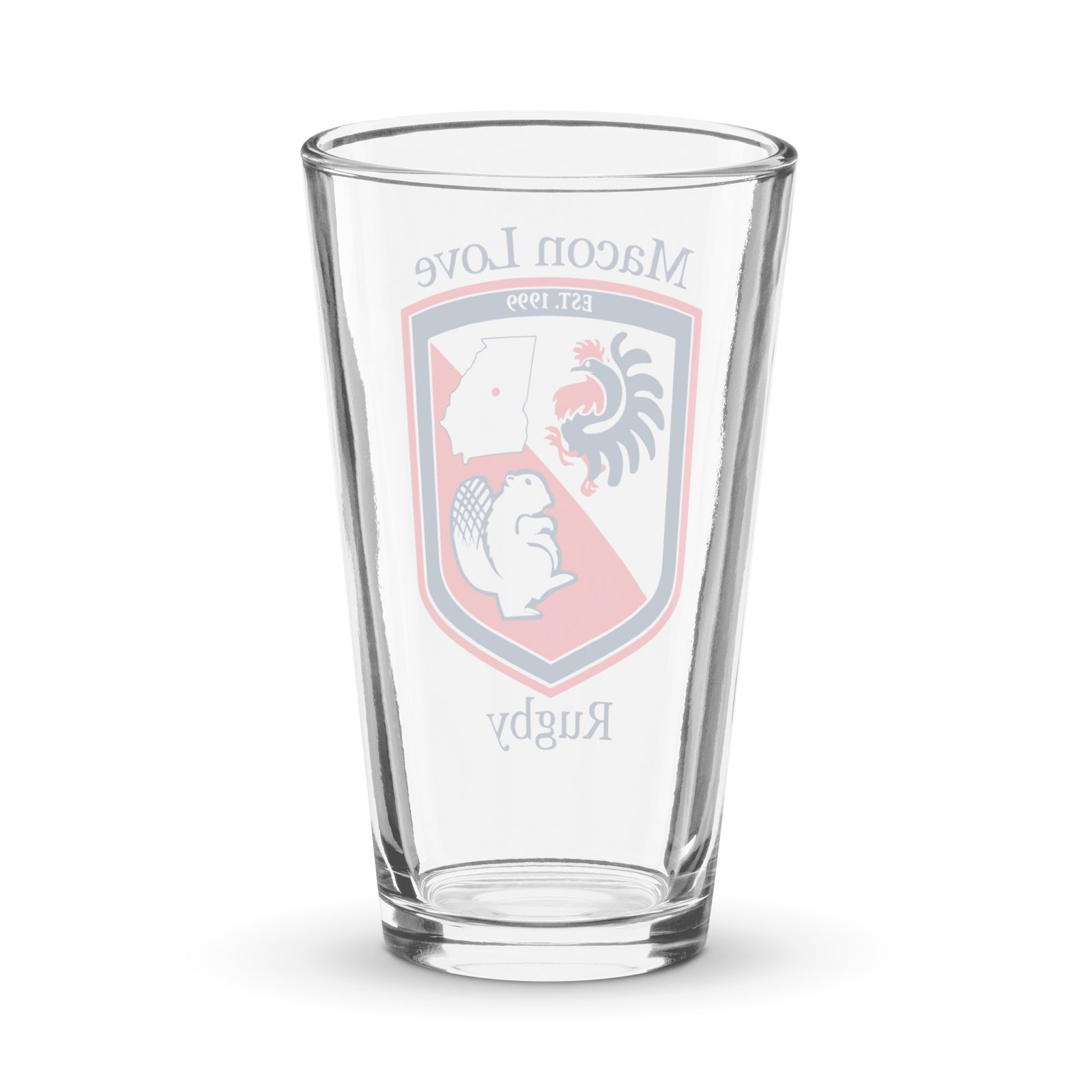Rugby Imports Macon Love Rugby Pint Glass