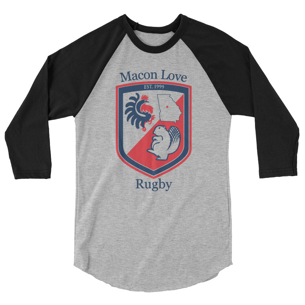 Rugby Imports Macon Love Rugby Raglan 3/4 Sleeve Tee