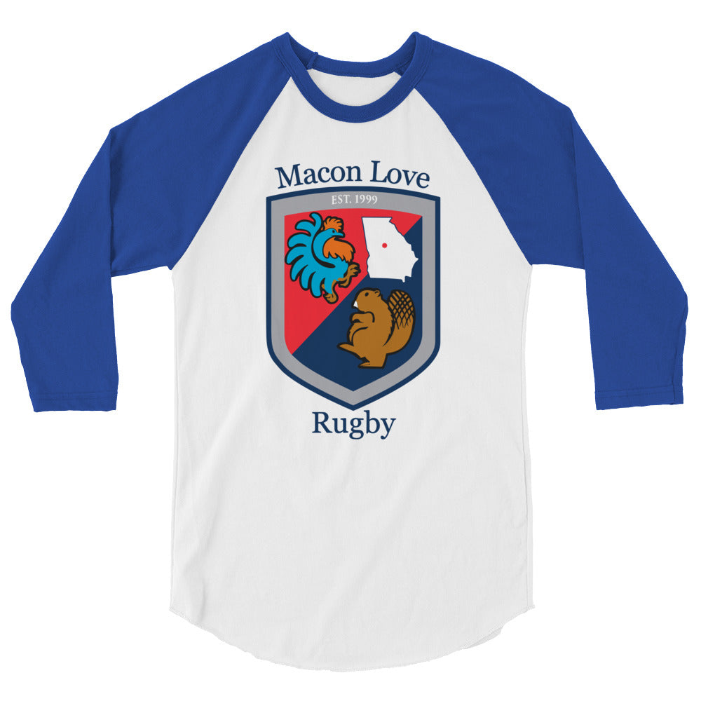 Rugby Imports Macon Love Rugby Raglan 3/4 Sleeve Tee