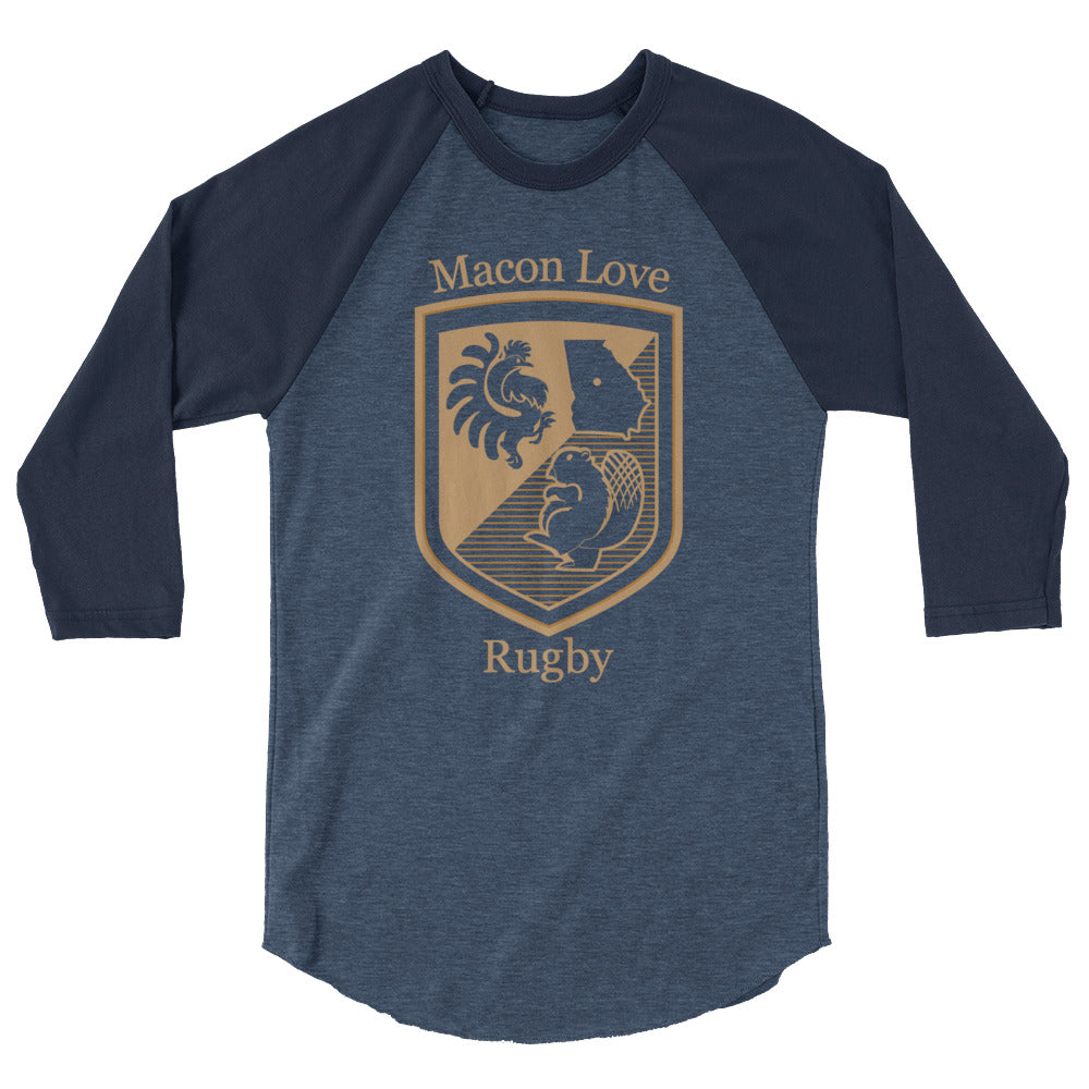 Rugby Imports Macon Love Rugby Raglan 3/4 Sleeve Tee