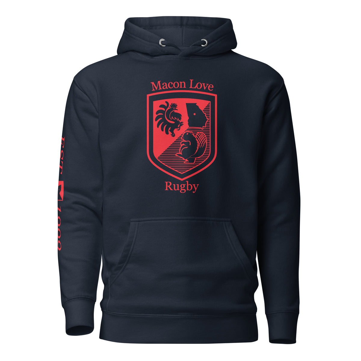 Rugby Imports Macon Love Rugby Retro Hoodie