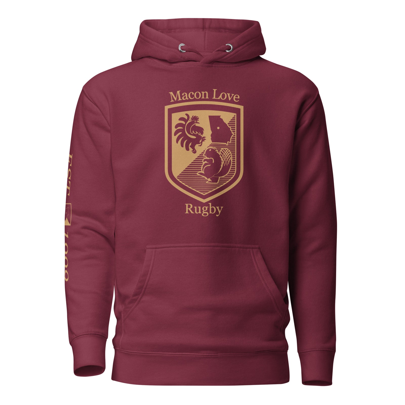 Rugby Imports Macon Love Rugby Retro Hoodie