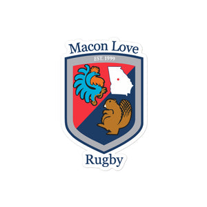 Rugby Imports Macon Love Rugby Stickers