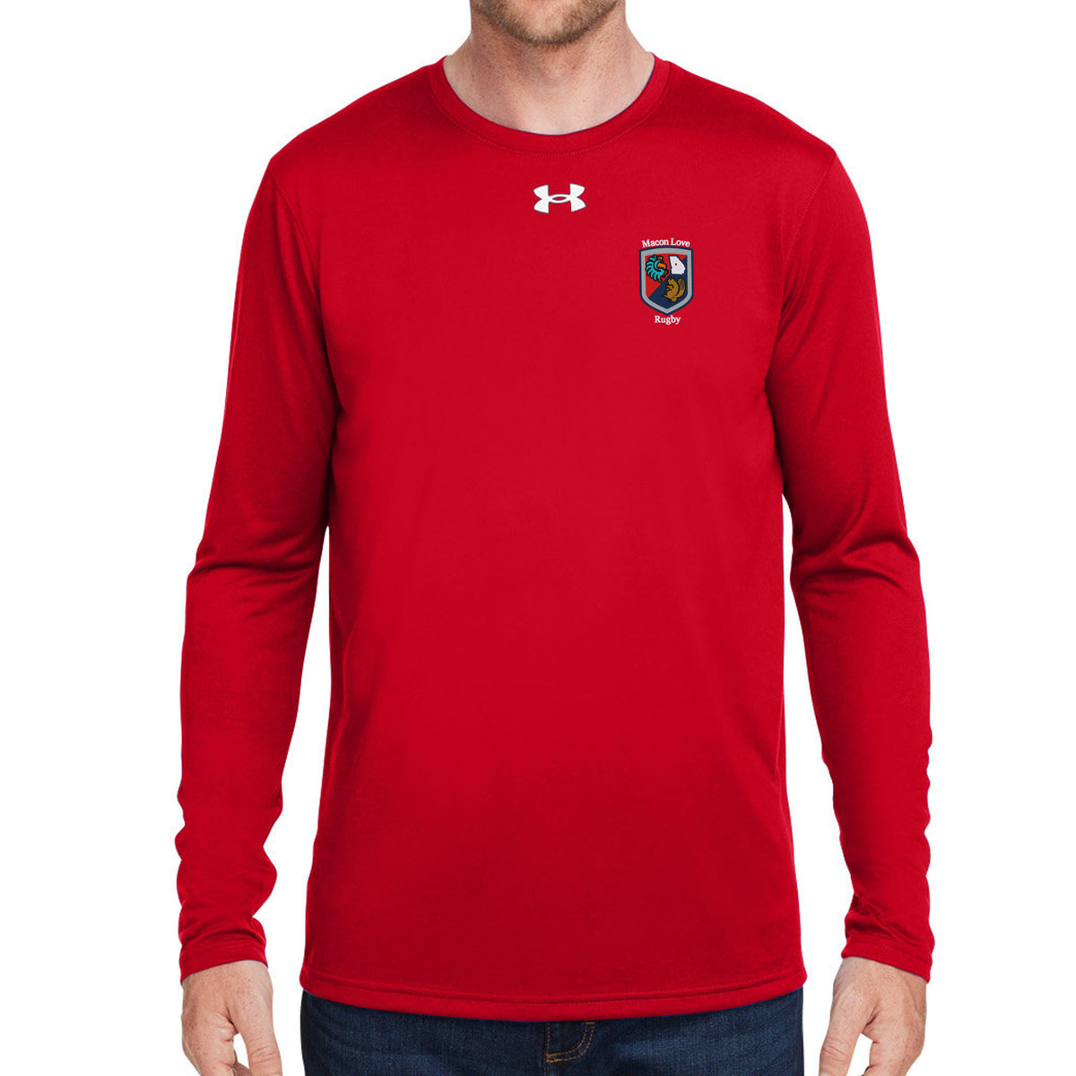 Rugby Imports Macon Love Rugby UA Team Tech LS T-Shirt