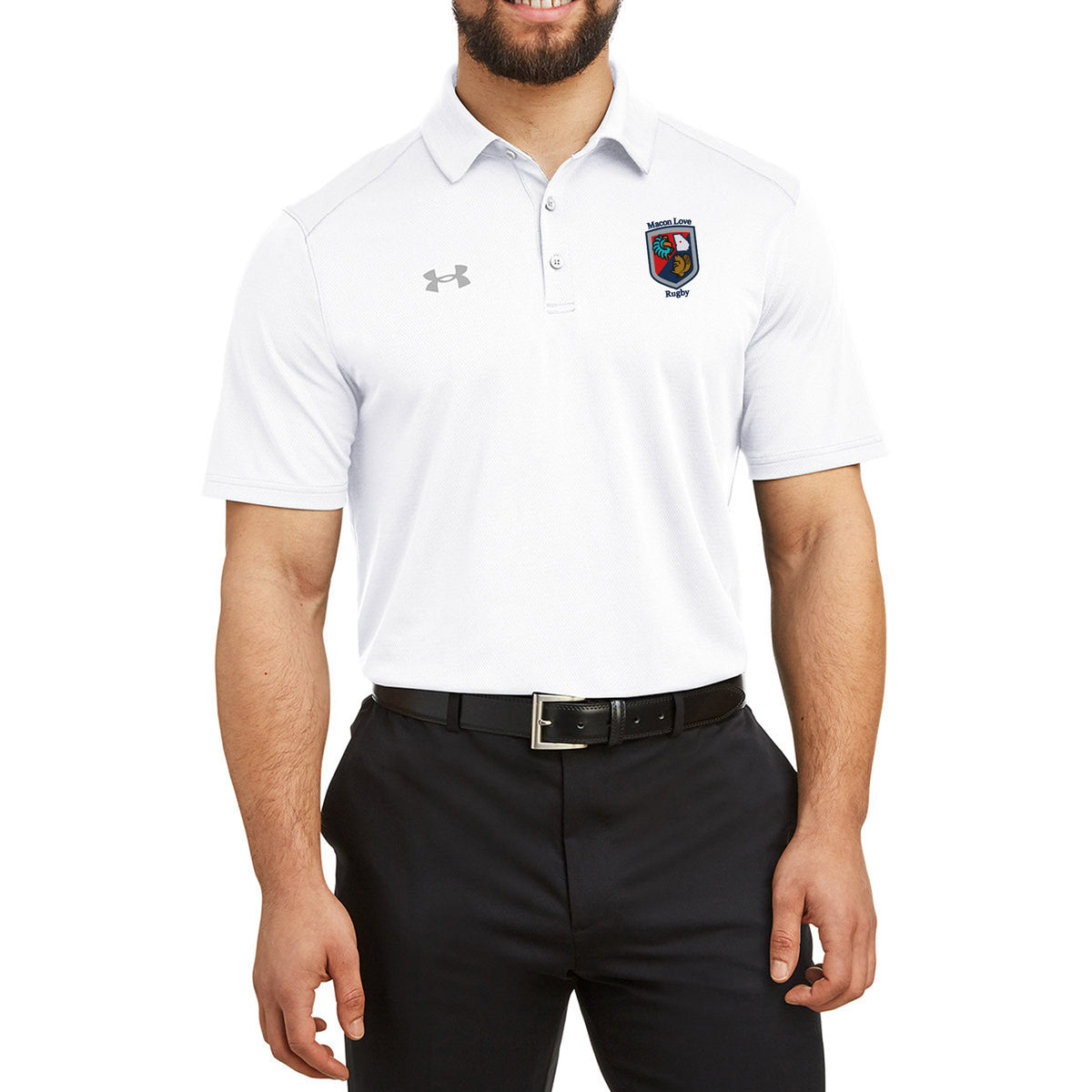 Rugby Imports Macon Love Rugby UA Team Tech Polo