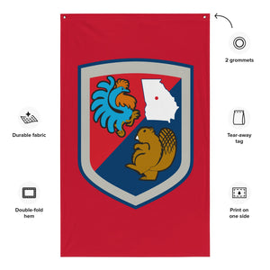 Rugby Imports Macon Love Rugby Wall Flag