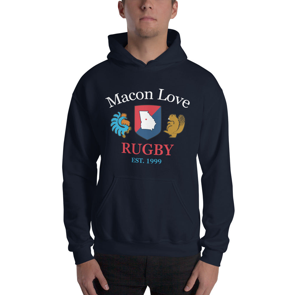 Rugby Imports Macon Lover Rugby Heavy Blend Hoodie