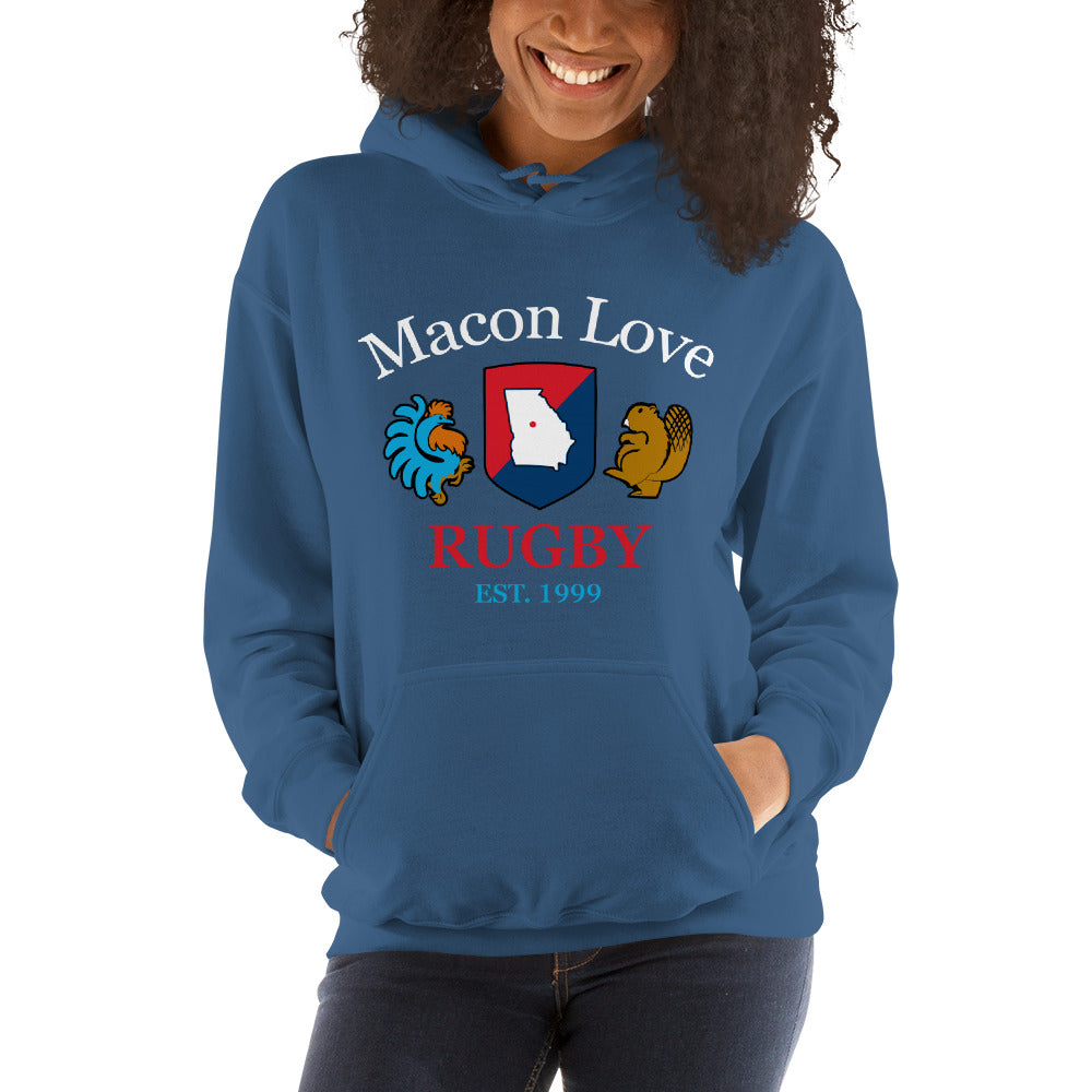Rugby Imports Macon Lover Rugby Heavy Blend Hoodie