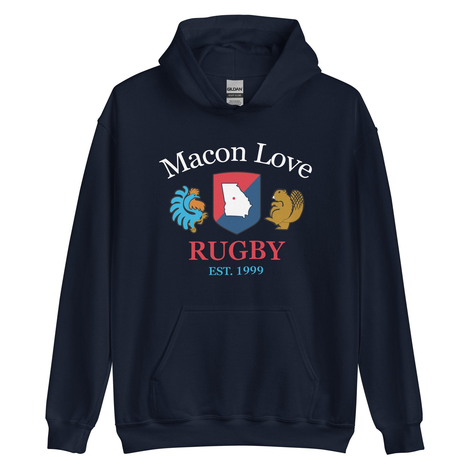 Rugby Imports Macon Lover Rugby Heavy Blend Hoodie