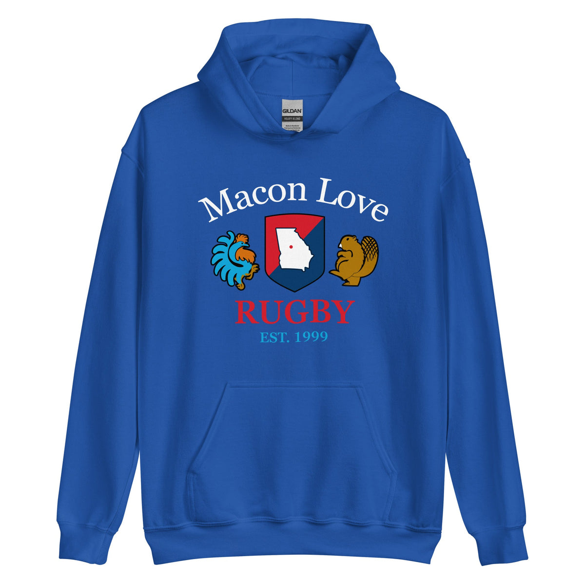 Rugby Imports Macon Lover Rugby Heavy Blend Hoodie