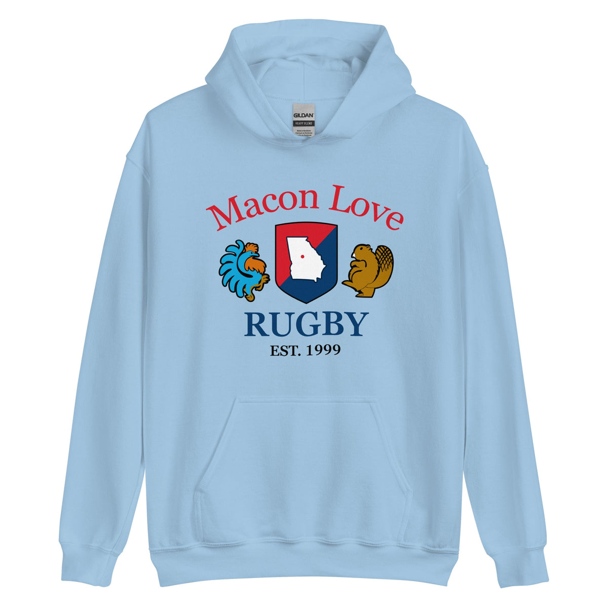 Rugby Imports Macon Lover Rugby Heavy Blend Hoodie
