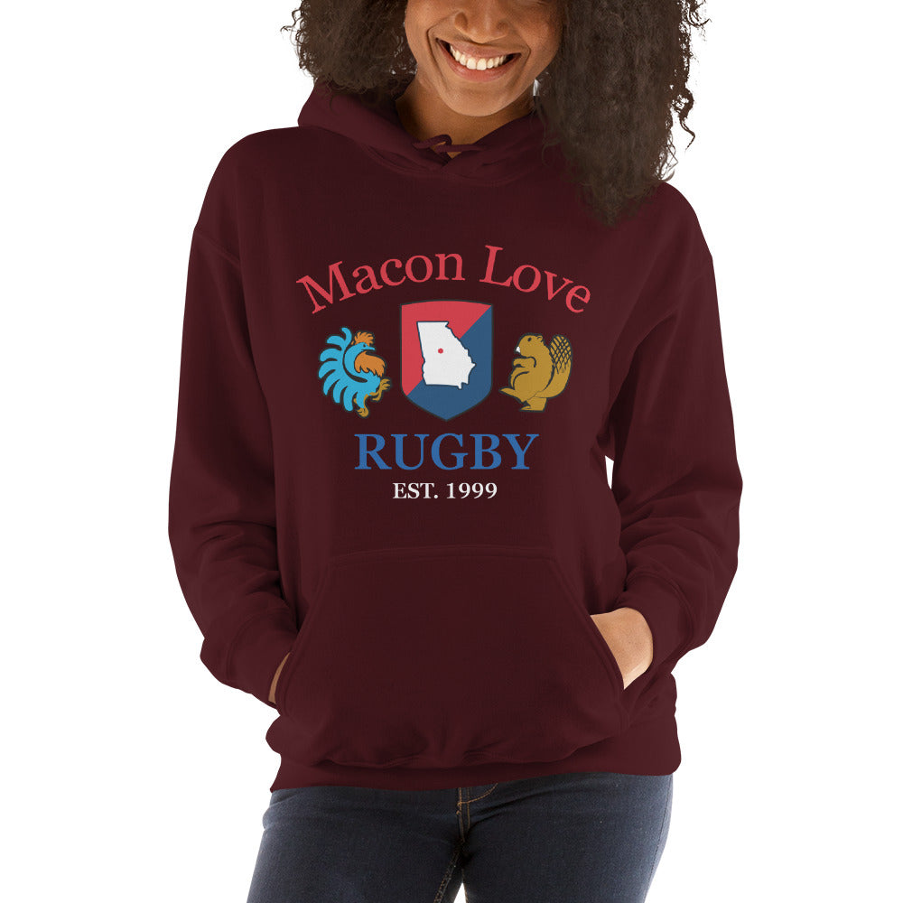 Rugby Imports Macon Lover Rugby Heavy Blend Hoodie