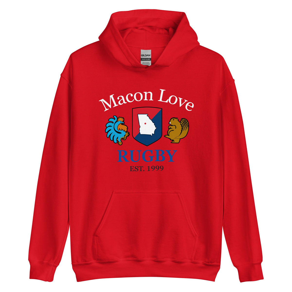 Rugby Imports Macon Lover Rugby Heavy Blend Hoodie