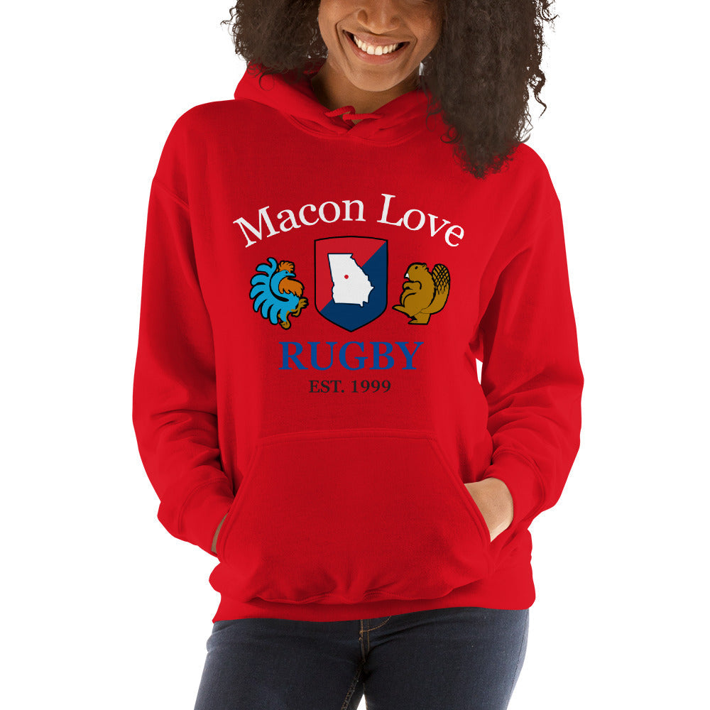 Rugby Imports Macon Lover Rugby Heavy Blend Hoodie