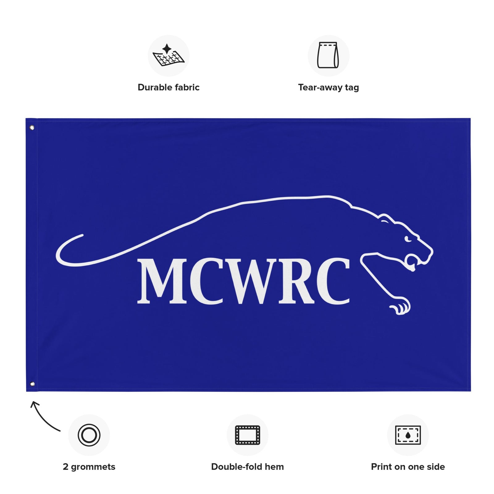 Rugby Imports Middlebury College WRC Wall Flag