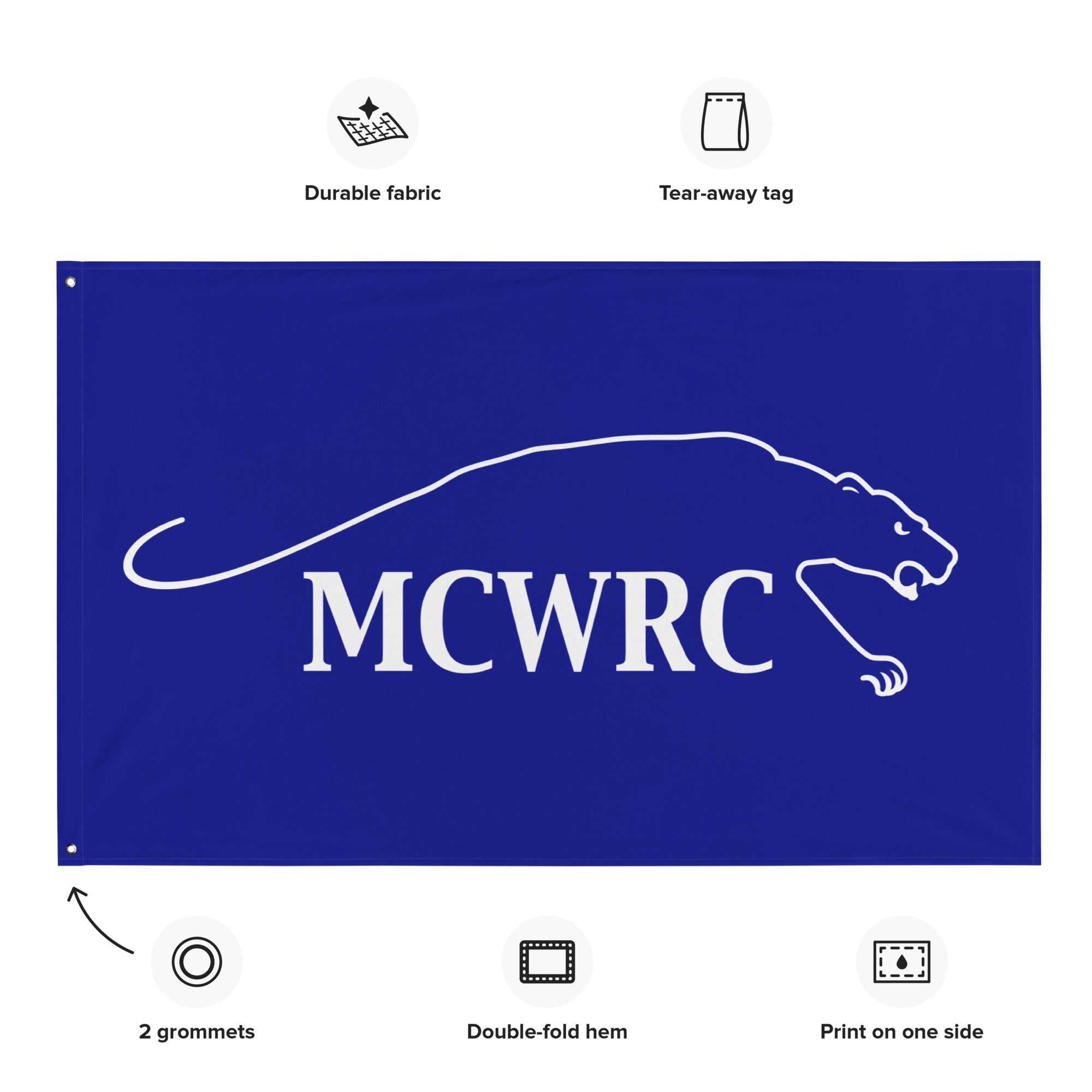 Rugby Imports Middlebury College WRC Wall Flag