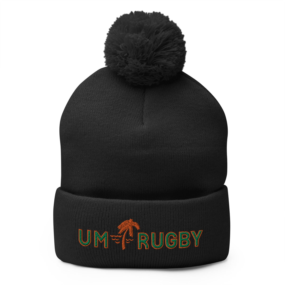 Rugby Imports Miami Hurricanes Rugby Pom-Pom Beanie