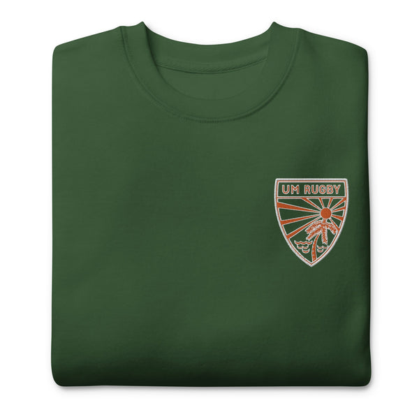 UMiami Rugby Embroidered Crewneck - Rugby Imports