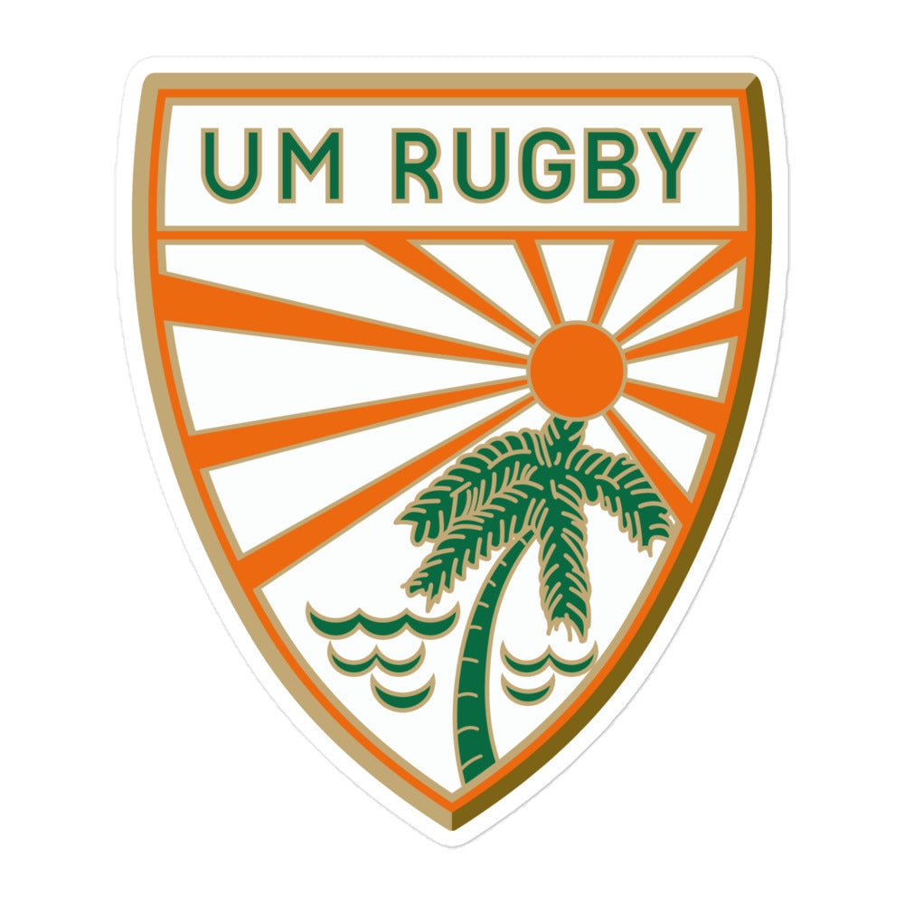 Rugby Imports Miami Hurricanes Rugby Stickers