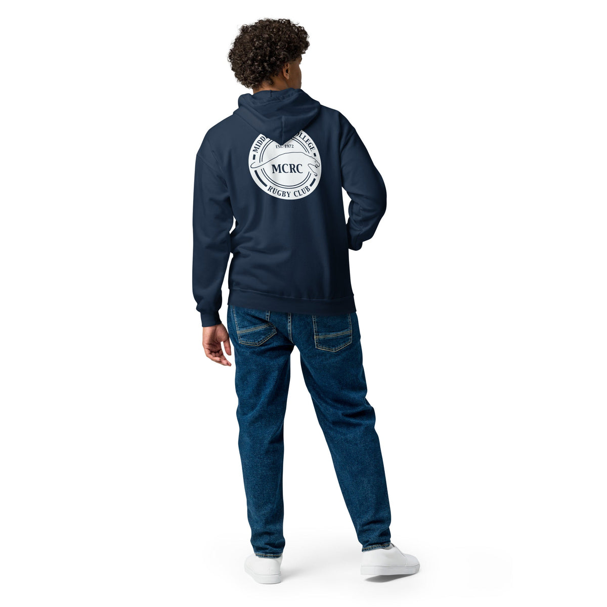 Rugby Imports Middlebury Rugby Heavy Blend Zip Hoodie