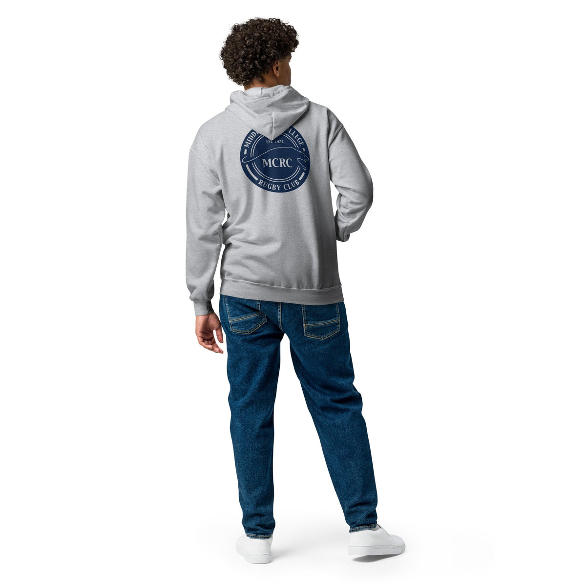 Rugby Imports Middlebury Rugby Heavy Blend Zip Hoodie