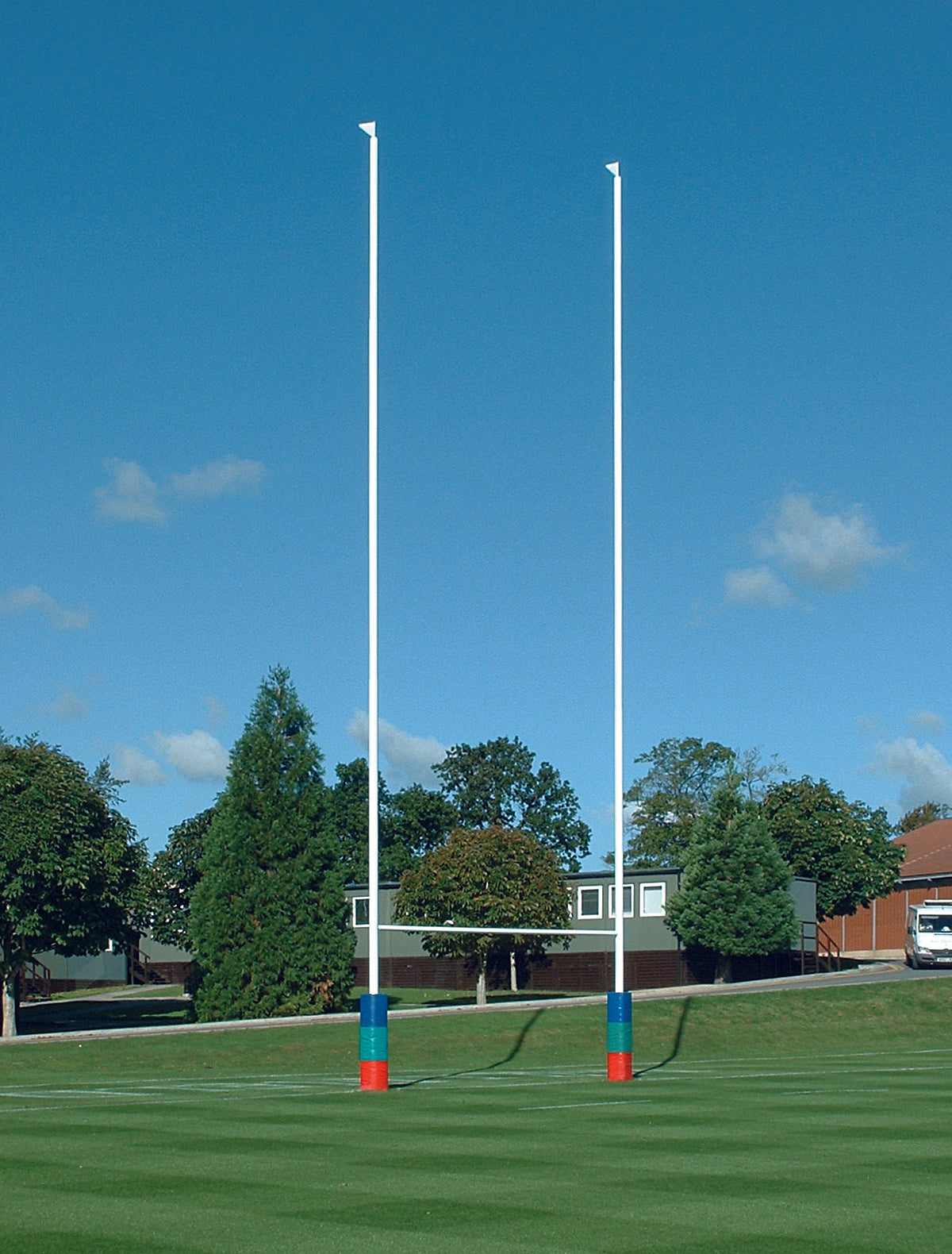 Rugby Imports Millennium Aluminum Rugby Posts - Hinged