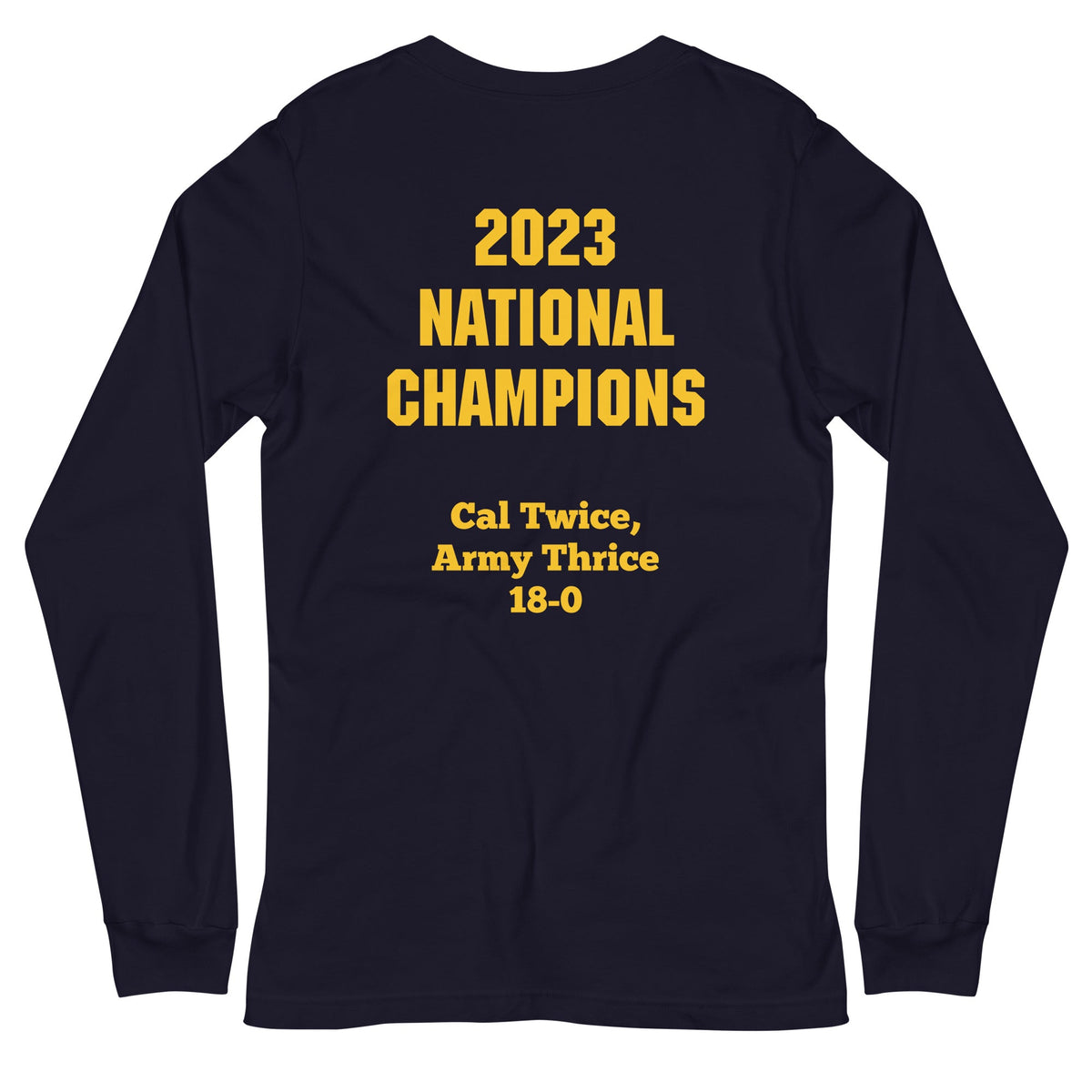Rugby Imports Navy Rugby 2023 National Champions Long Sleeve T-Shirt