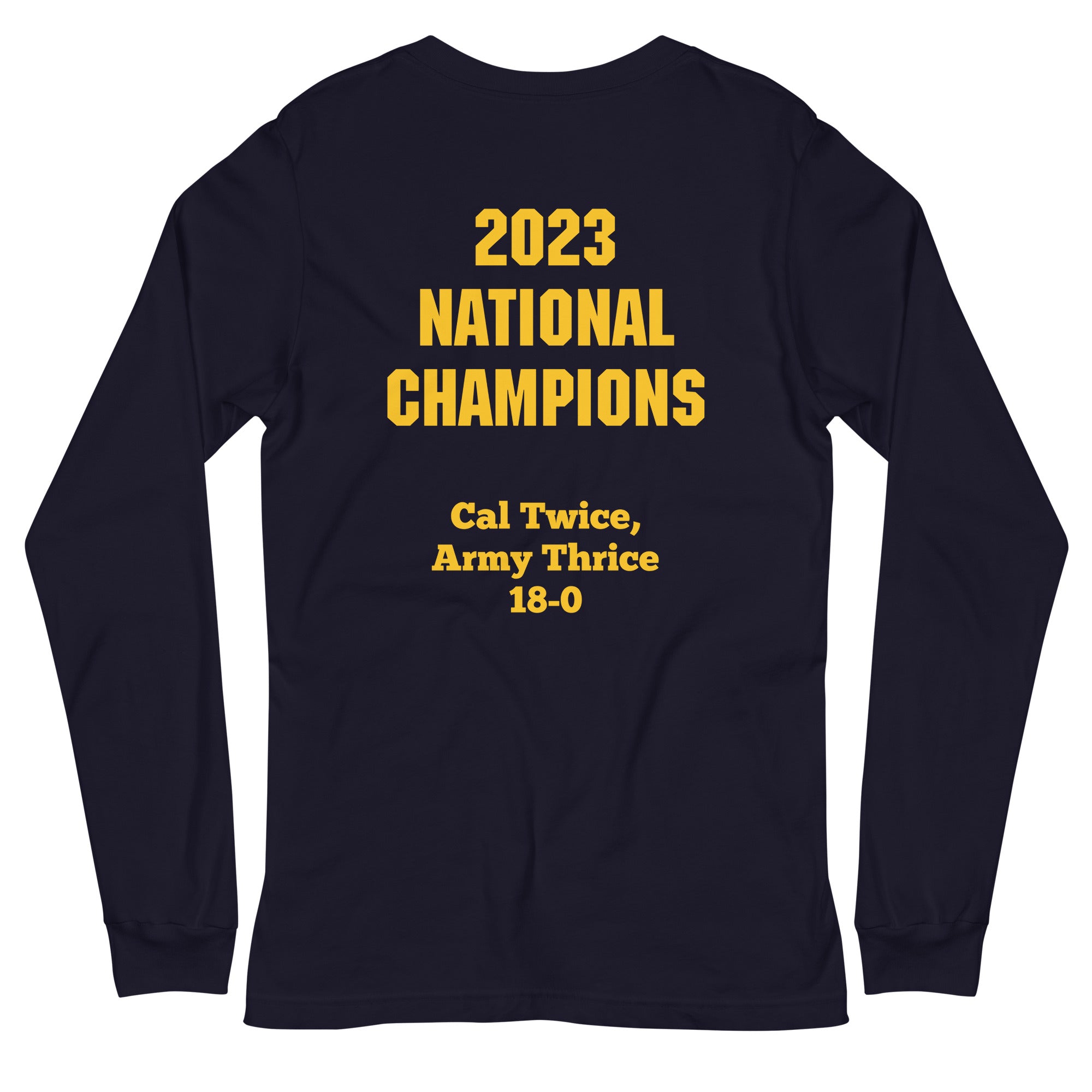 Rugby Imports Navy Rugby 2023 National Champions Long Sleeve T-Shirt