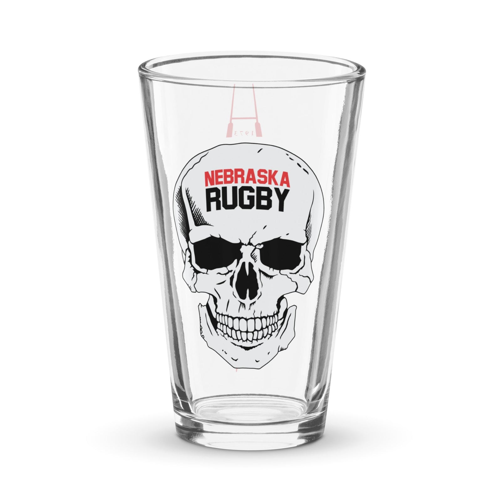 Rugby Imports Nebraska Rugby Pint Glass