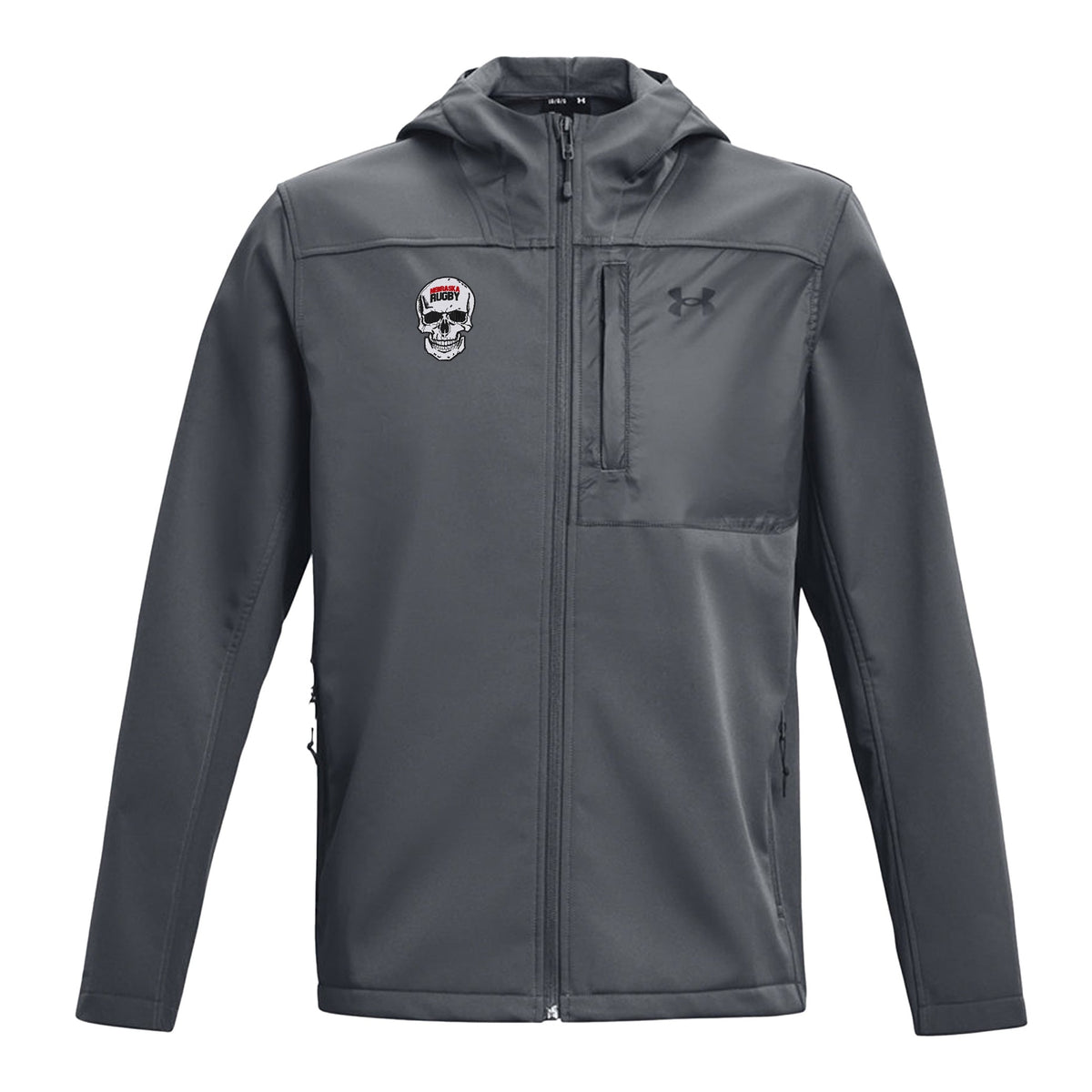 Rugby Imports Nebraska Rugby UA CGI Hooded Jacket