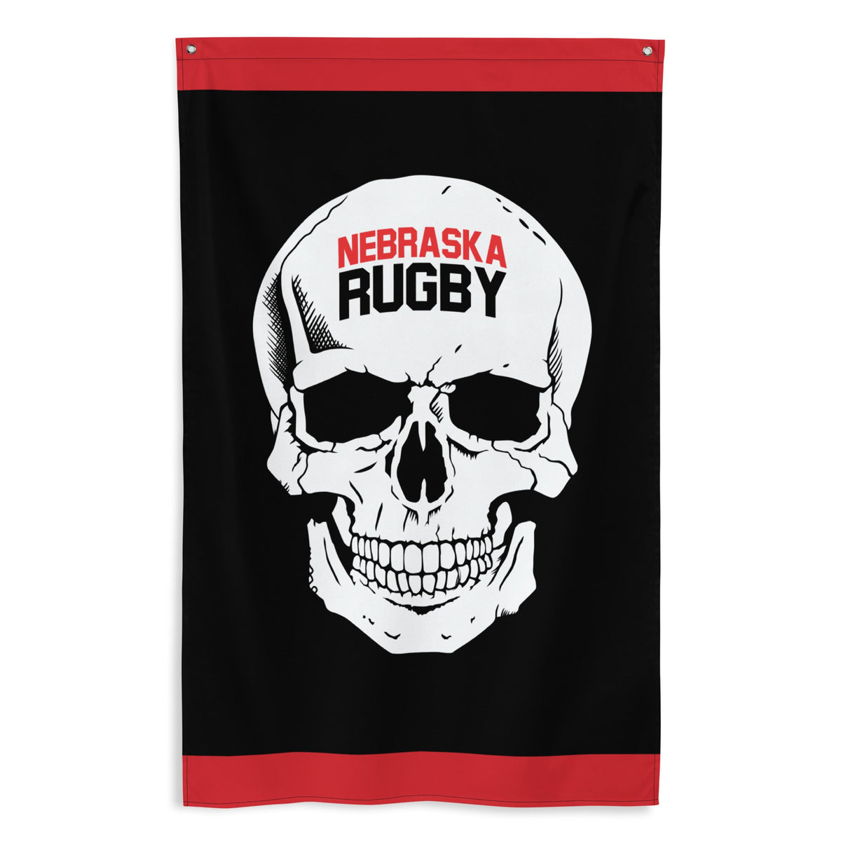 Rugby Imports Nebraska Rugby Wall Flag