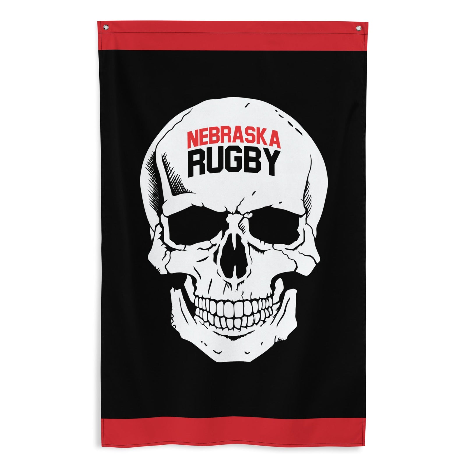 Rugby Imports Nebraska Rugby Wall Flag