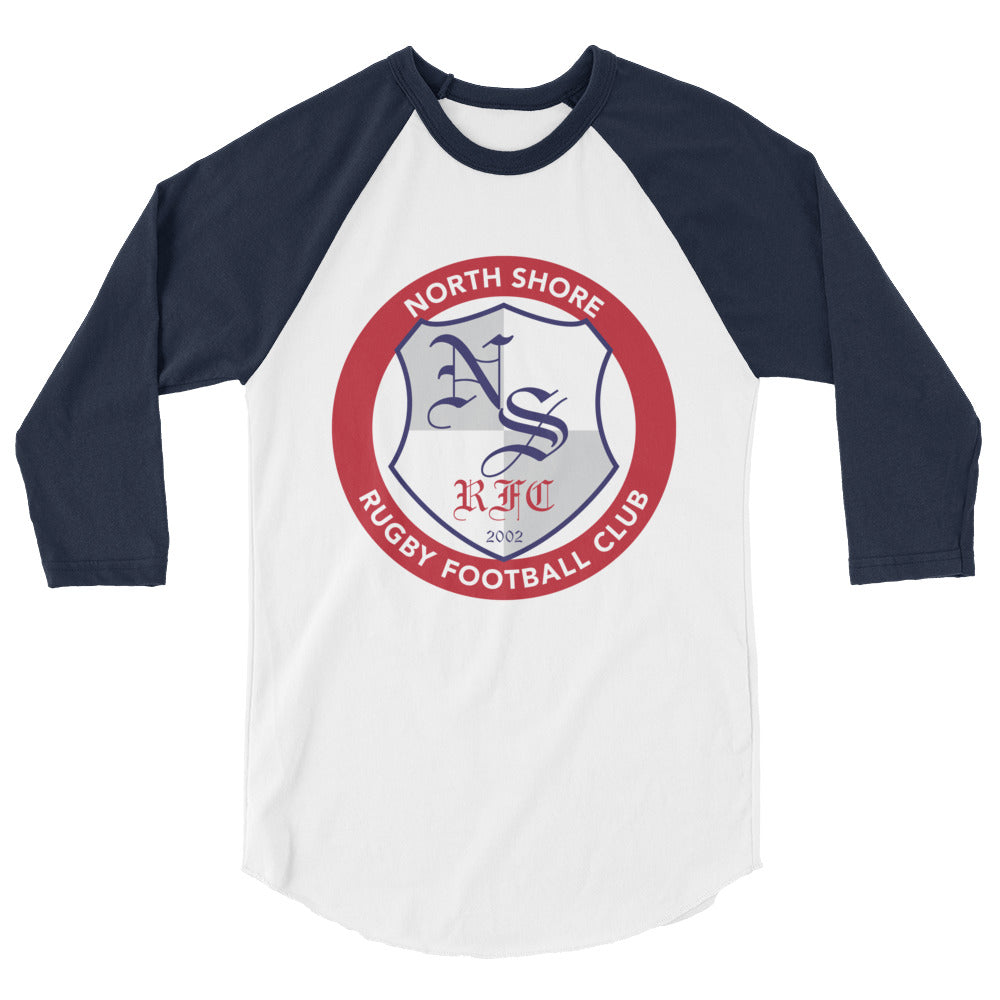 Rugby Imports North Shore RFC Raglan 3/4 Sleeve Tee