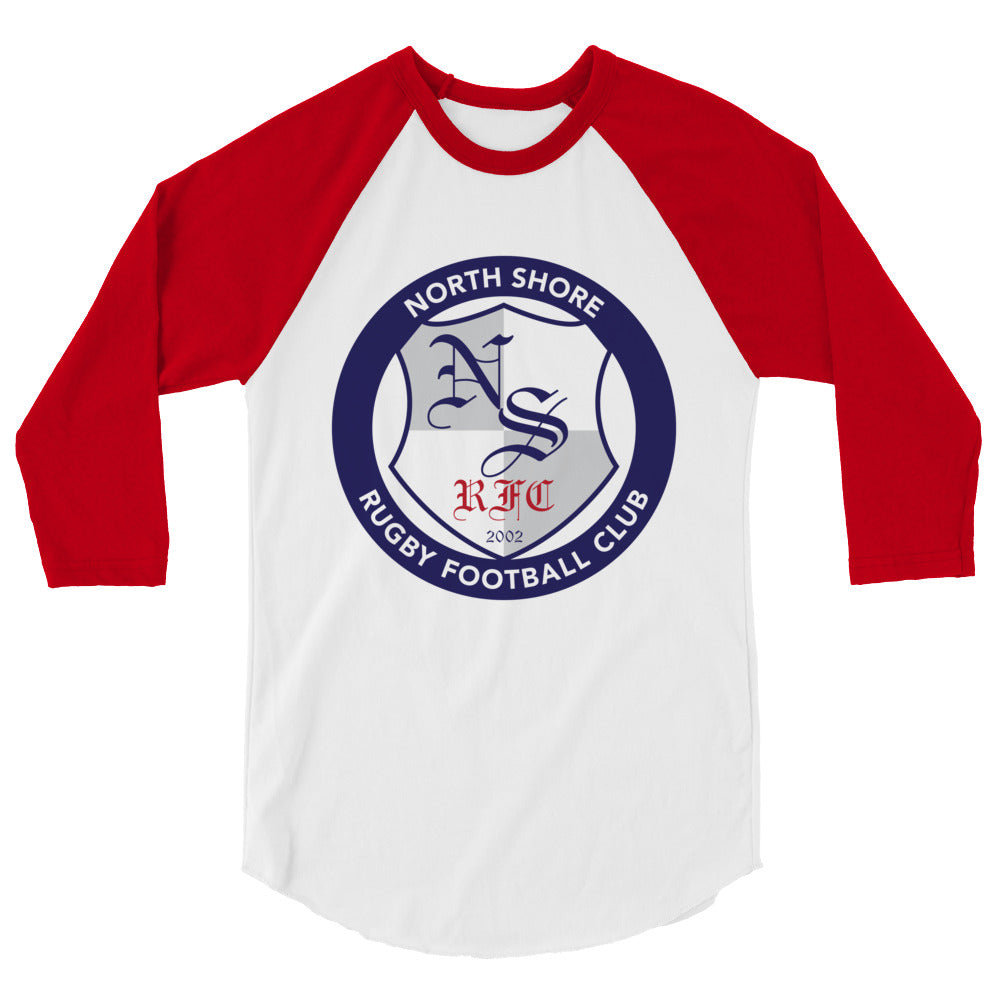 Rugby Imports North Shore RFC Raglan 3/4 Sleeve Tee