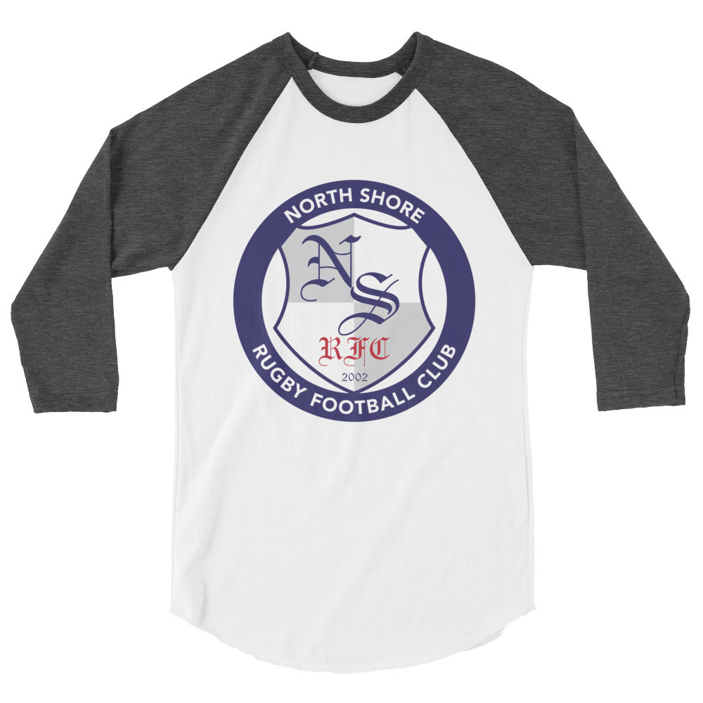 Rugby Imports North Shore RFC Raglan 3/4 Sleeve Tee