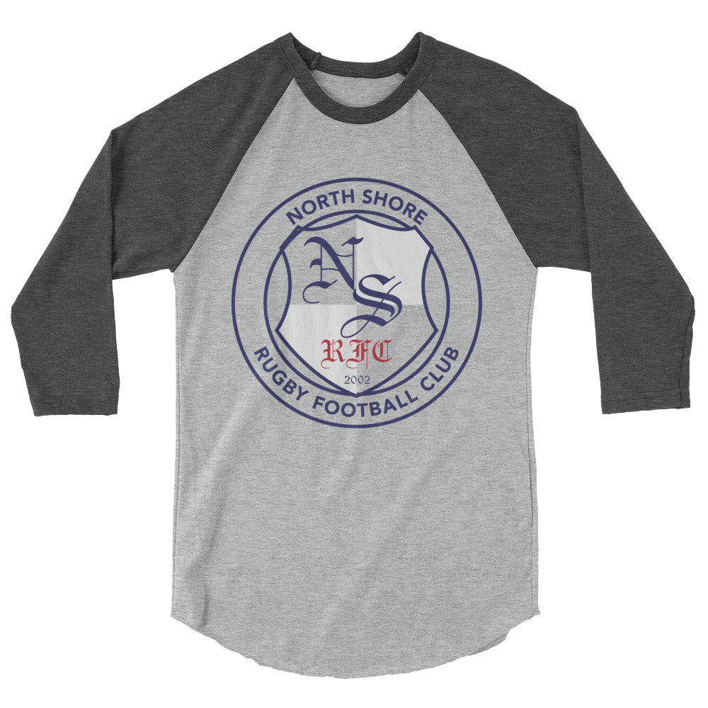 Rugby Imports North Shore RFC Raglan 3/4 Sleeve Tee