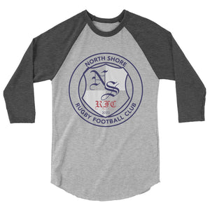 Rugby Imports North Shore RFC Raglan 3/4 Sleeve Tee