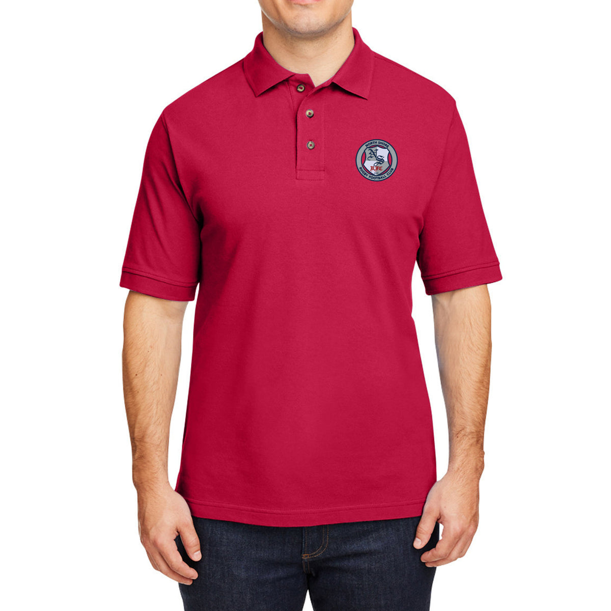 Rugby Imports North Shore RFC Ringspun Cotton Polo