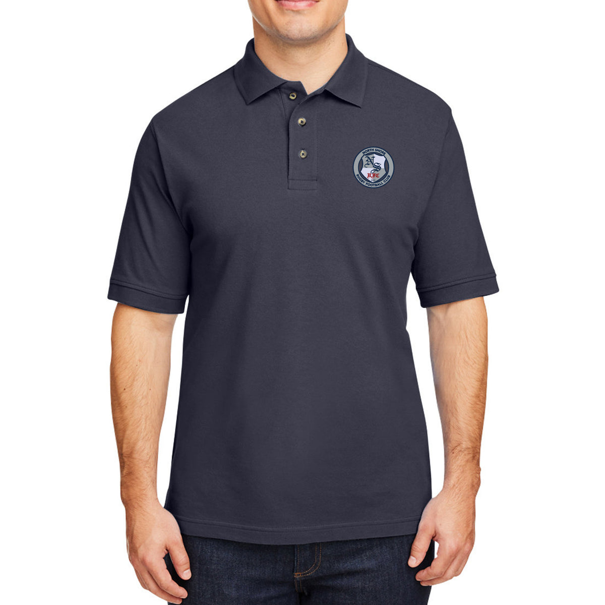 Rugby Imports North Shore RFC Ringspun Cotton Polo