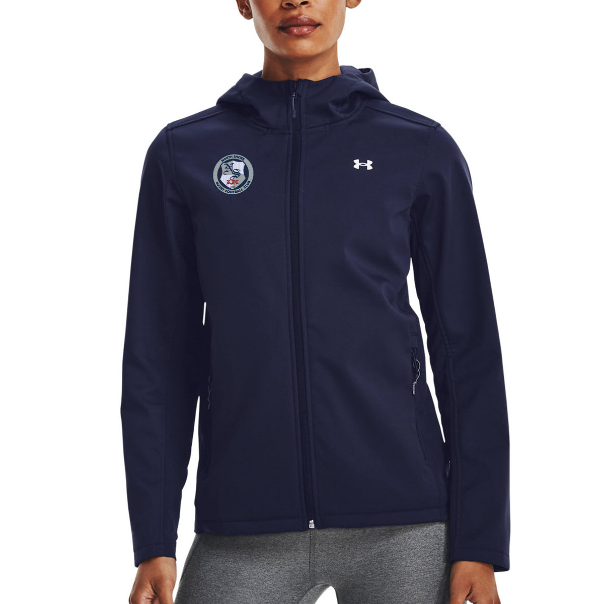 Rugby Imports North Shore RFC UA Women's CGI Hooded Jacket