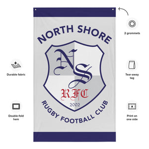 Rugby Imports North Shore RFC Wall Flag