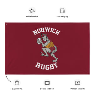 Rugby Imports Norwich Rugby Wall Flag