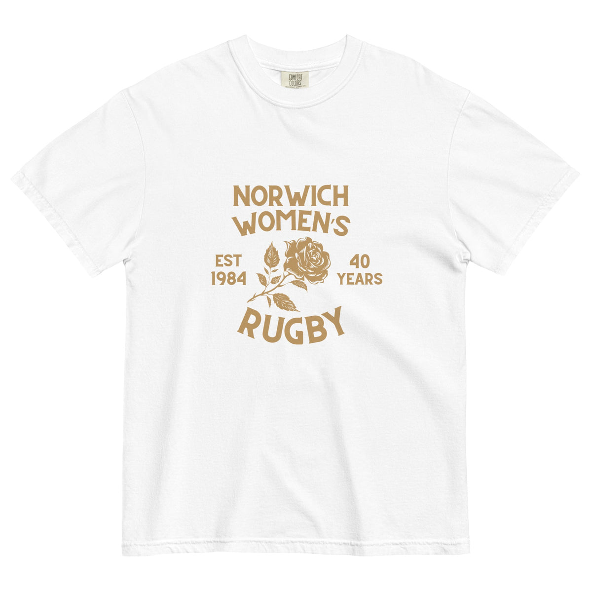 Rugby Imports Norwich Women's Rugby 40 Years Garment Dyed T-Shirt
