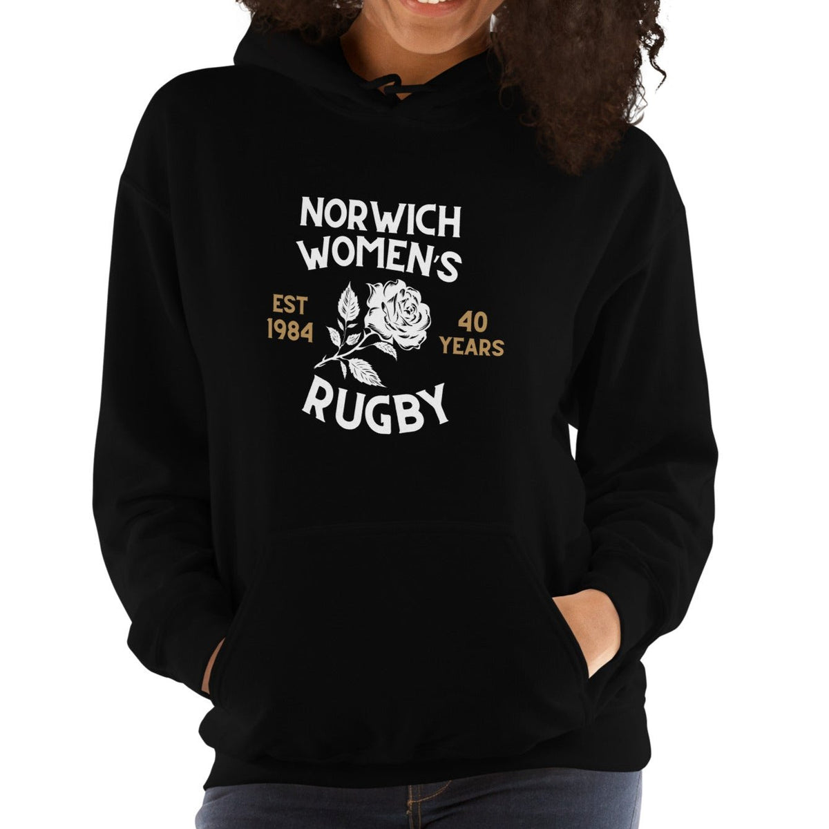 Rugby Imports Norwich Women's Rugby 40 Years Heavy Blend Hoodie