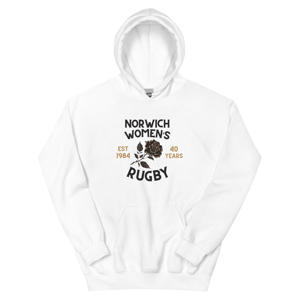Rugby Imports Norwich Women's Rugby 40 Years Heavy Blend Hoodie