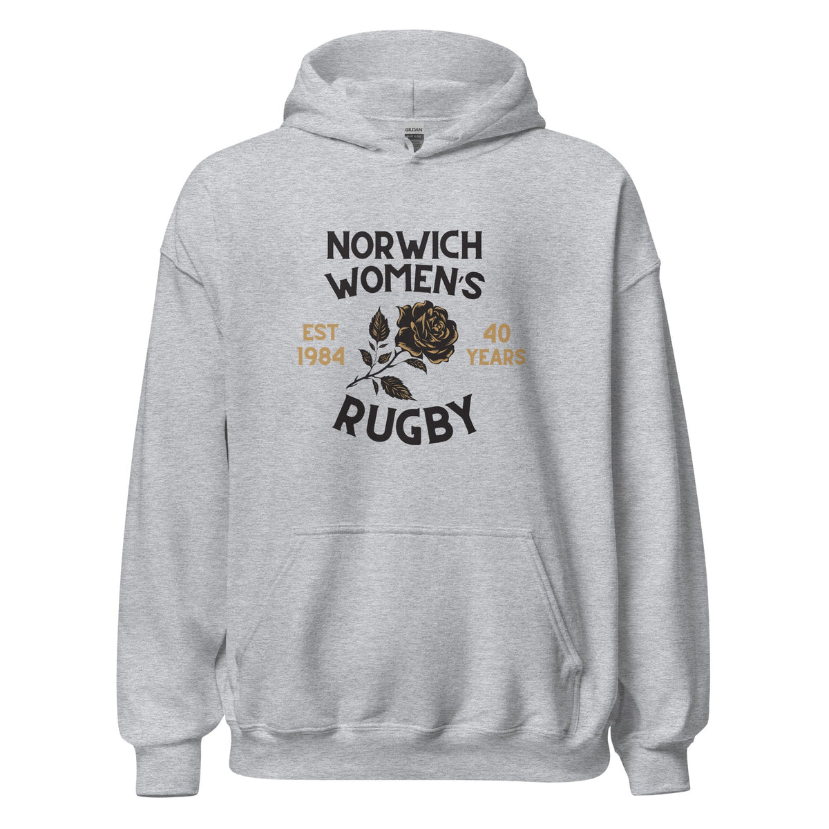 Rugby Imports Norwich Women's Rugby 40 Years Heavy Blend Hoodie